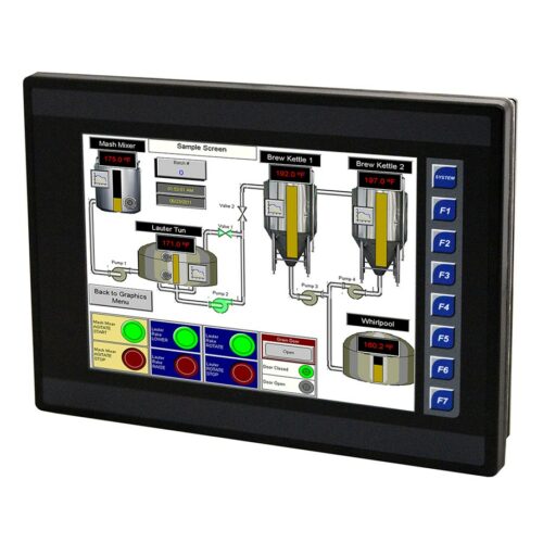 [HE-EXV1E2] EXL10 Controller 10.4", 12 DC In, 6 Relay Out, 4 Analog In, (mA/V), dual Ethernet and dual CAN