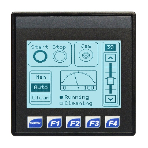 [HE-XT1E2] XLTe Controller 3.5", 12 DC In, 6 Relay Out, 4 Analog In, (mA/V)