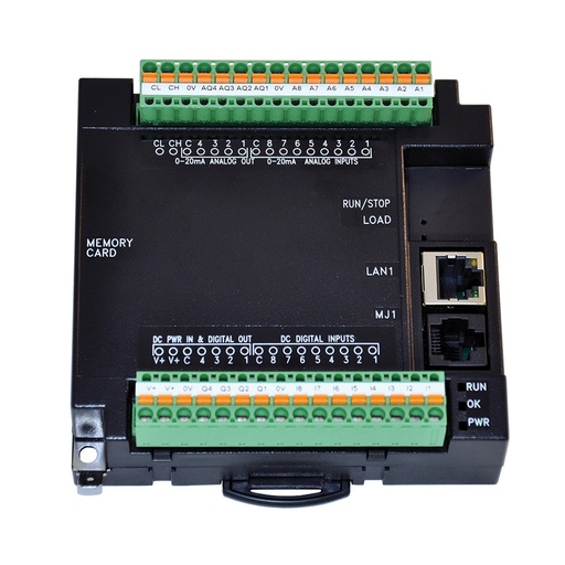 [HE-RCC972] Currently only available as (-75) variant RCC Logic controller with eight (8) Digital inputs compatible with 12V/24VDC - four (4) DC Outputs - .5A per point - Eight (8) 12-bit Analog Inputs O-20mA and four (4) 12-bit Analog outputs 0-20mA