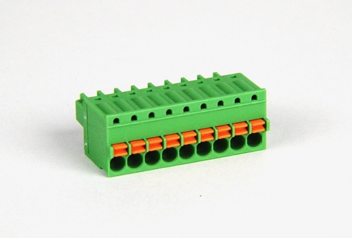 [HE599TRM009] 9 position Spring-clamp Terminal Block for SmartRail