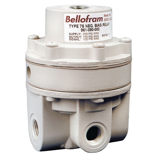 [961-045-000] Bellofram T75 Precision Relay, 1:6 Ratio, 1/4" NPT, 0-150 PSI