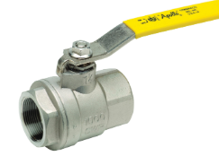 [76F10527A] Apollo 1” 2-piece Standard Port Ball Valve, Threaded Ends, 316SS Body, 1000PSI CWP,