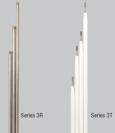 [3R1C5-BIC 90] Electrode, 1' Length, 316 SS, Teflon Sheathing, 90 Degree Bend