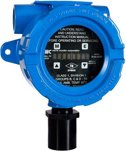 [5100-10-IT-A1-02-00-0-0-0] SMC Sentry 5100-IT Sulfer Dioxide Detector, 3/4" NPT Alum. Enc, Relays: Sentry / RS-485 / 4-20mA / DI