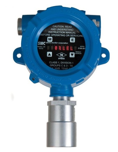 [5100-25-IT-A1-05-00-0-0-0] SMC Sentry 5100-IT Ammonia Detector, 3/4" NPT Alum. Enc, Relays: HART / RS-485 / 4-20mA / DI / 2A