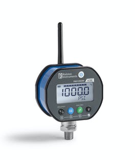 [LC20-VH2M-00-B1] LC20 Pressure Gauge, -15 to 50 psi / -100 to 350 kPa, 1/4" Male NPT Bottom Conn., Bluetooth Radio
