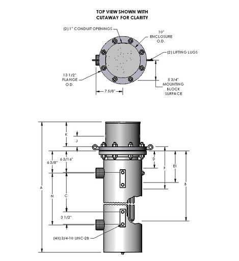 [4001-3254] Watlow Circulation Flange Heater