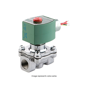 [8215G020BAC120/60,110/50D] Asco Series 8215 2-Way Solenoid Valve, 1/2" Aluminum Body, 238,500 BtuH Max