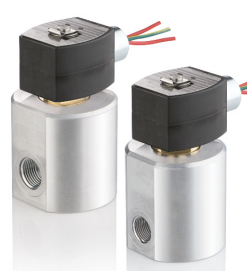 [7291G420H7100F1] 291 Series High-Pressure Solenoid Valve, SAE, 24 VDC, Stainless Steel, 2 Way-2/2 NC, 72" Leads, PEEK Piston, FKM Seals