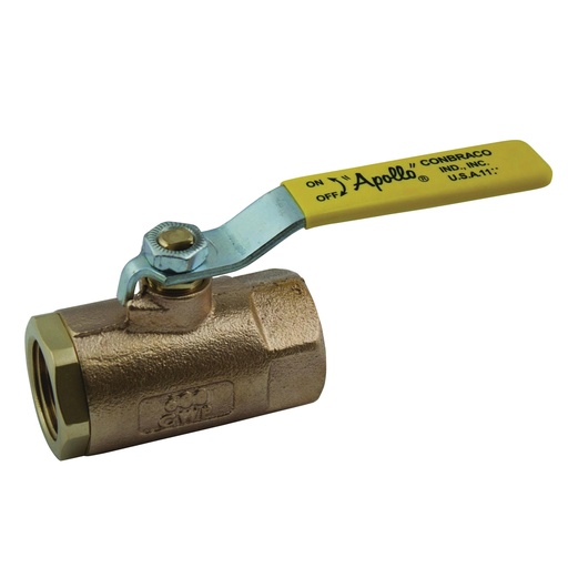 [7010927A] Apollo 70-100 2-Piece Ball Valve, 2-1/2 in Nominal, FNPT End Style, Bronze Body, Standard Port