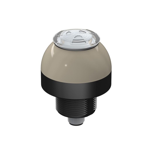 [84632] Banner K50 Series EZ-LIGHT: 3-Color Sealed Audible Indicator; Voltage: 12-30 V dc; Housing: Polycarbonate; IP69K; Tone: Loud; Input: PNP; Colors: Blue Red Yellow; 5-pin M12 Integral QD (K50LBRASYPQ)