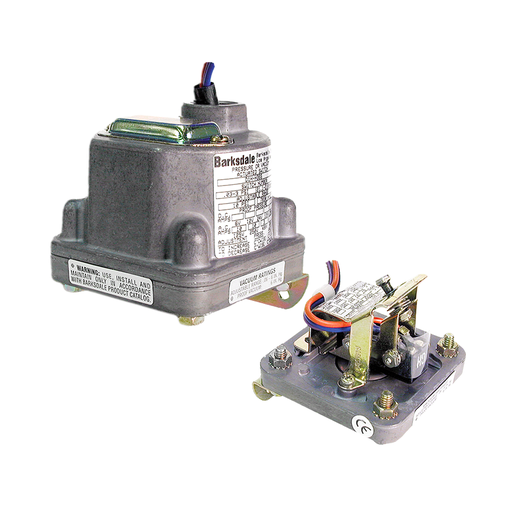 [D2H-H18SS] Barksdale D2H Diaphragm Pressure Switch, Dual Setpoint, Housed Version, 0.4 to 18 PSI (0.8 to 30 inHg)