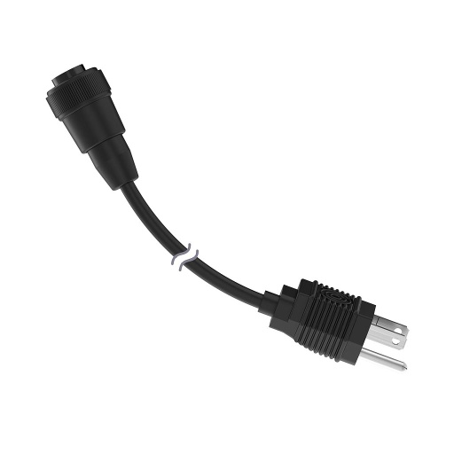 [84782] Banner Cordset: Double-Ended 7/8 in to AC Plug; 3-pin Straight Female; 3-pin Straight Male; 1.83 m 3x18 Black PVC Jacket; Nickel-Plated Brass Coupling Nuts (SM30CC-306-WP)