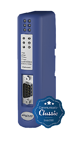 [AB7003-B] Anybus Communicator Serial Classic, CANopen to Serial ASCII/Modbus-RTU/DF1