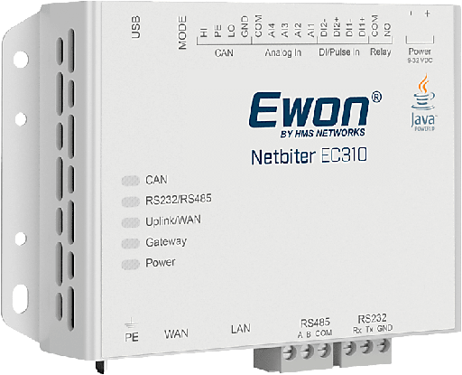 [NB1007-C] Ewon Netbiter Gateway Model EC310, Ethernet WAN only