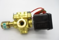 [EF8342G001MMSAC120/60D] Asco 4 Way Solenoid Valve,  1/4"NPT, Brass Body,  Explosion Proof, Manual Operator, Mounting Bracket