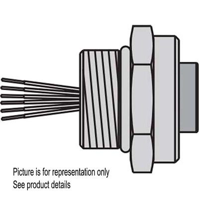 [U-41397] Panel-mount receptacle bulkhead connector