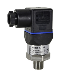 [12988180] WIKA A-10, 0-160 PSIG, 4-20mA, 1/2"NPT, Valve Connector, Size A