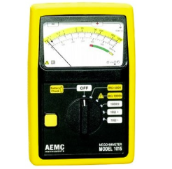 [1403.01] AEMC Megohmmeter Model 1015 (Analog, 500V, 1000V, Resistance, Continuity)
