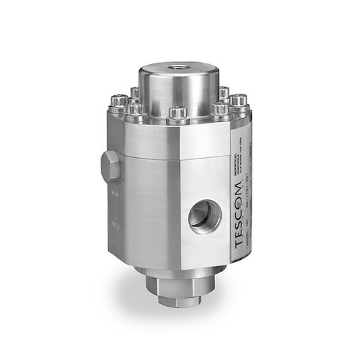 [26-1161-281] TESCOM™ 26-1100 Dome Loaded Pressure Reducing Regulator, SS Body, 1/4"NPTF Port Type, In and Outlet Port Size 1/2", 0.25" Orifice