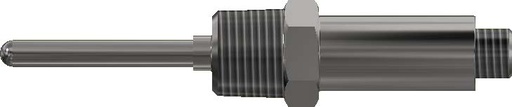 [R1T185L484-08-8C06-45,T-450-U-S(25-120)F] Pyromation Water-Tight RTD Assembly, Single 4-Wire, 1/4" OD x 8" SS Sheath, T-450 Transmitter
