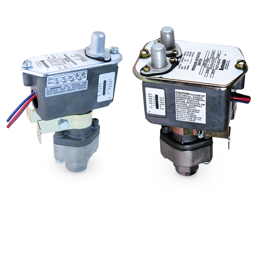 [C9612-0] Barksdale C9612 Sealed Piston Pressure Switch, Single Setpoint, 0-200 psi, Buna-N Diaph/O-Ring, 1/4" NPT 