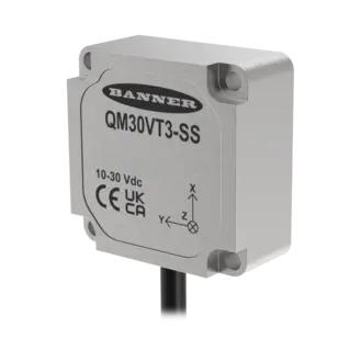 [815995] Banner QM30VT3-SS-MQP Vibration and Temperature Sensor
