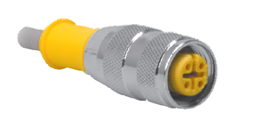 [U-93449] Turck Actuator and Sensor Cordset, Connection Cordset (RKV 8T-4) 