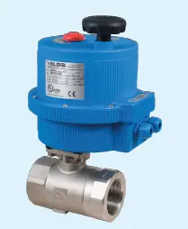 [8E3100-002-3/8] Bonomi Direct Mount, 2-Way SS, Ball Valve w/Electric Actuator, 24V AC/DC 
