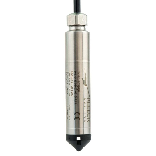[1916.01202.023206.13] Levelgage Submersible Transducer, 0-5 PSI Range, 4-20mA Output, 25' Cable, NSF-61 Approved, 1% Accuracy 