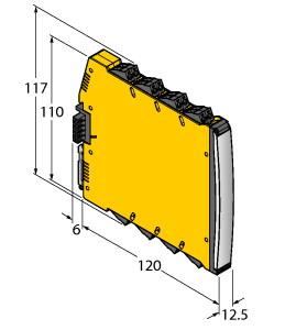 [7580305] Turck Isolating transducer, 2-channel (IMX12-AI01-2I-2IU-H0/24VDC) 
