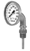 [3S0644FE-X] WEKSLER BIMETAL THERMOMETER, 3" DIAL, 6" STEM, 1/2"NPT, -40 TO 120F 