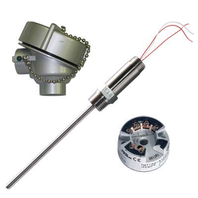 [NPAA3209A101E0000] Tel-Tru Industrial RTD, 1/2" NPT, 9" Probe, 1/4" OD, M12 w/o Mating Connector