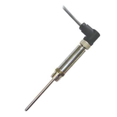 [NTAA3206A150E00Z1] Tel-Tru Industrial RTD, Compact Transmitter, 1/2" NPT, 6" Probe, 1/4" OD, M12 w/o Mating Connector, Integrated Transmitter - Compact