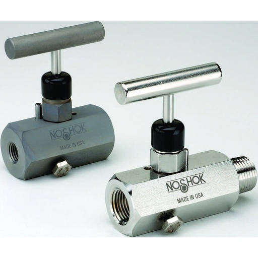[602-MFS-P1] 600 SERIES - HARD SEAT- BLOCK & BLEED VALVE 1/4" NPT Male - 1/4" NPT Female, PTFE Packing