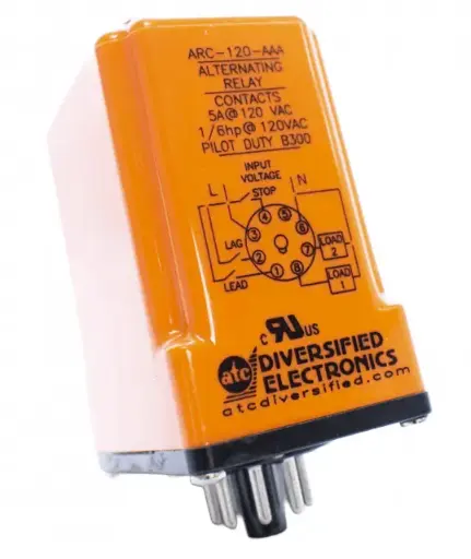 [ARD120AAA] ATC Duplexor Alt. Relay 8 pin SOSO function 3 pos sel sw.