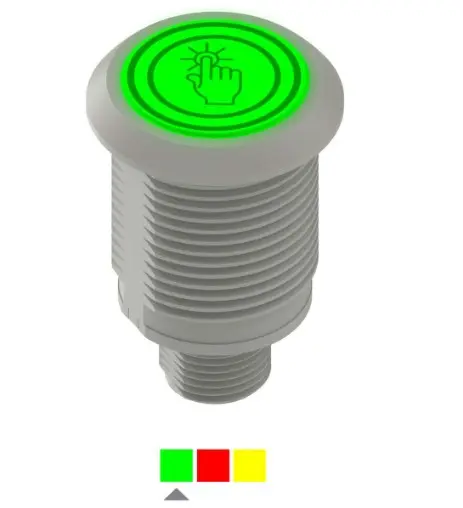 [807718] S22 Pro Touch Series: 3-Color GRY Touch Sensor S22AMTFGRY3Q 