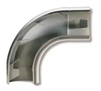 [VEL-10.S1-2-5-0-1] Vortab Model VEL 90° Long Elbow Flow Conditioner
