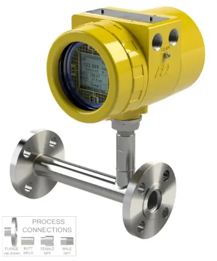 [ST100AL-73GF000F10H3EEA0001] FCI ST100AL Series In-Line Thermal Mass Flow Meter