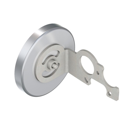 [85755] Banner Bracket: OPTIONAL for iVu Sensor TG; Right-mount Right-Angle Bracket; Stainless Steel includes Hardware; Magnet Base; 1/4-20 Mounting Hardware (SMBIVURAR-M)