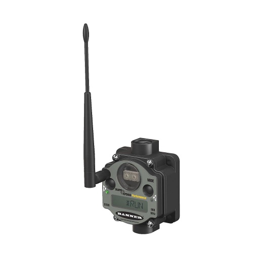 [87106] Banner PM Series Node - LCD for Diagnostics; 900 MHz IP67, NEMA 6; Inputs: Six Sourcing/PNP Discrete; Outputs: Six Sourcing/PNP Discrete (DX80N9X6S-PM8)