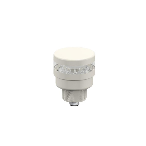 [87360] Banner TL50 Beacon Tower Light: 1-Color Indicator; Voltage: 12-30 V dc or 24 V ac; Environmental Rating: IP67; Input: Bimodal; Colors: Yellow; 4-pin M12 Integral QD (TL50BLYQ)