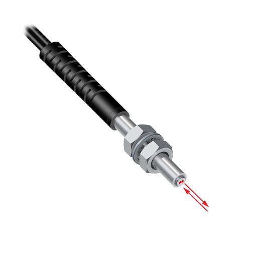 [87532] Banner Plastic Fiber, Diffuse Reflective; Core Dia.: 0.5 mm; Fiber Length 2 m; Thread M3; Flex Relief; Free Cut; Vantage Line (PBT26U-VL)