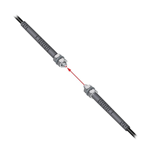 [87547] Banner Plastic Fiber, Opposed Mode; Core Dia.: 1 mm; Fiber Length 1 m; Thread M3; Flex Relief; Free cut; Vantage Line (PIT43UM3-VL)