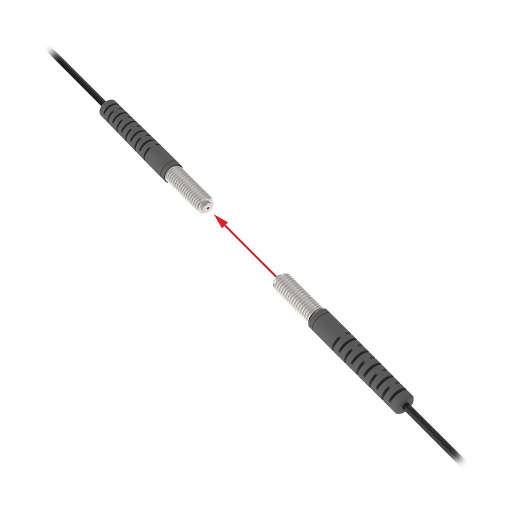 [88131] Banner Plastic Fiber, Opposed Mode; Core Dia.: 0.5 mm; Fiber Length 1 m; Thread M3; Flex Relief; Free Cut; Vantage Line (PIT23U-VL)