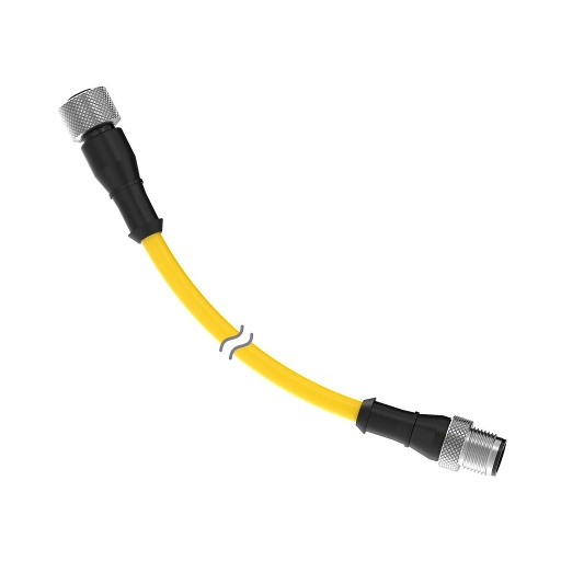 [91247] Cordset A-Code M12 to A-Code M12 Double Ended (DEE8CSS1B-51D)
