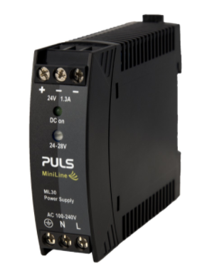 [91774] Banner DC Power Supply DIN Rail Mount C1D2; Input 100-240 V ac 50/60 Hz; Output 24-28 V dc 0.6 A 15 W; Terminal Block Connectors (PSDINP-24-06)