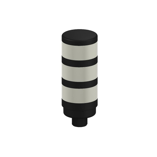 [92351] Banner TL70 Tower Light; Black Housing: 3-Color Indicator; Voltage: 12-30 V dc; Environmental Rating: IP65; Input: Bimodal; Colors: Green Yellow Red; 8 Screw Terminal Wiring (TL70GYRT)