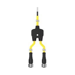 [93341] M12 Quick Disconnect Splitter Cable, CSB-UNT525M1251