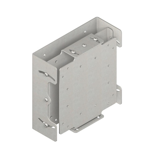 [94115] Banner Bracket: with Flush Mount Frame; Two Axis +/- 20 Degree Adjustment; 12-Gauge Stainless Steel; Used with Q240; Three Brackets Pre-Assembled (SMBQ240SS3)